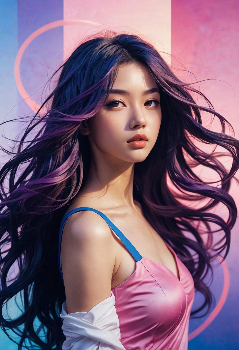 An artistic collage of evocative manga panels showcasing intricate character designs, intense emotional expressions, and subtle eroticism. Elements like flowing hair, delicate lines, and dynamic poses should create a sense of movement and passion. The background should be a dreamy, soft gradient blending pinks, purples, and blues to evoke a sensual atmosphere. Highlight the contrast between light and shadow to add depth. comic book style. vibrant colors. playful and engaging.